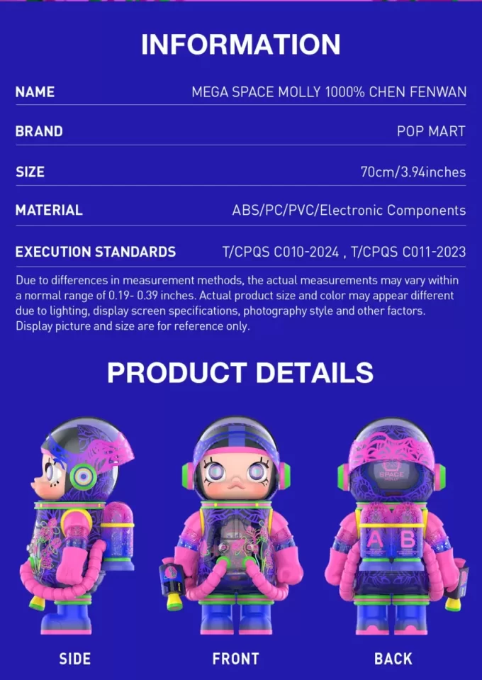 MEGA SPACE MOLLY 1000% CHEN FENWAN MEGA SPACE MOLLY 1000% CHEN FENWAN