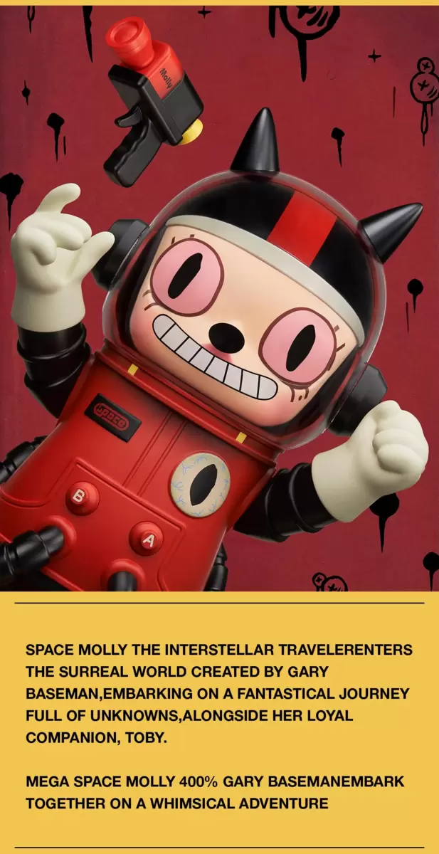 MEGA SPACE MOLLY 400% Gary Baseman MEGA SPACE MOLLY 400% Gary Baseman