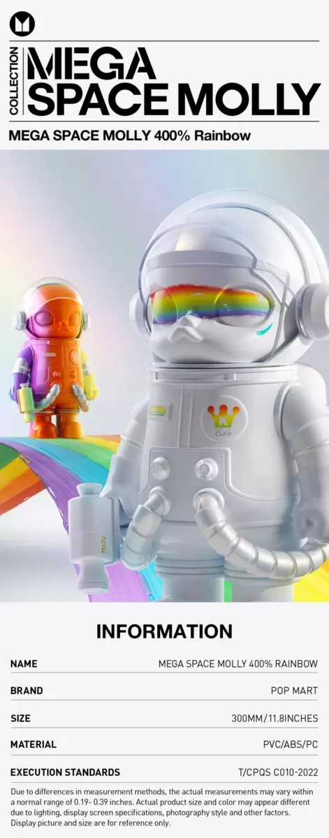 MEGA SPACE MOLLY 400% Rainbow MEGA SPACE MOLLY 400% Rainbow