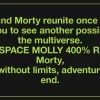 MEGA SPACE MOLLY 400% Rick And Morty MEGA SPACE MOLLY 400% Rick And Morty