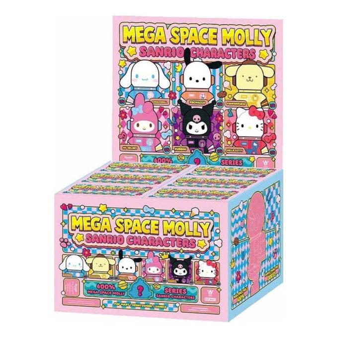 Mega Space Molly Sanrio Characters 400% Sealed Case (6 Blind Boxes)