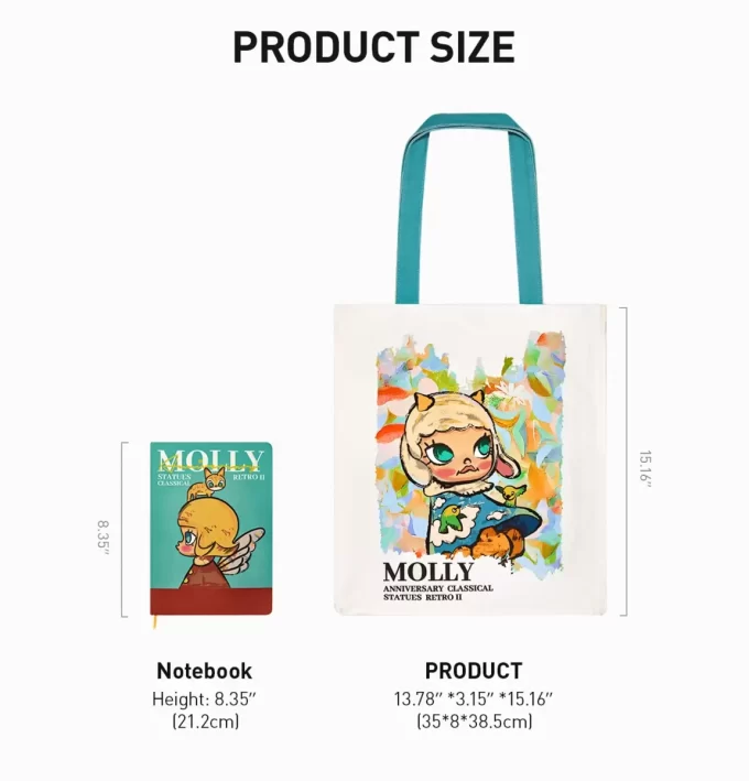 MOLLY Anniversary Statues Classical Retro 2 Series-Canvas Bag