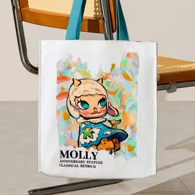 MOLLY Anniversary Statues Classical Retro 2 Series-Canvas Bag