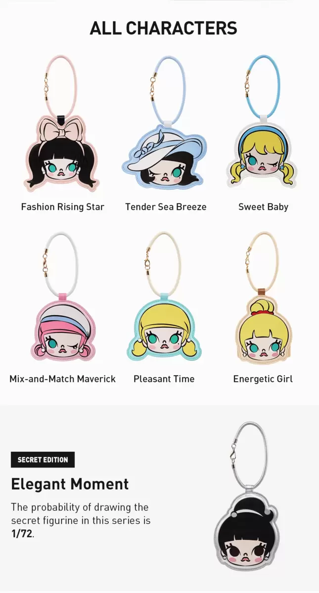 MOLLY Daily Look Series-Cardholder Pendant Blind Box MOLLY Daily Look Series-Cardholder Pendant Blind Box