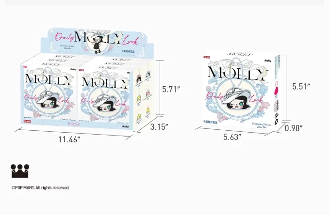 MOLLY Daily Look Series-Cardholder Pendant Blind Box MOLLY Daily Look Series-Cardholder Pendant Blind Box