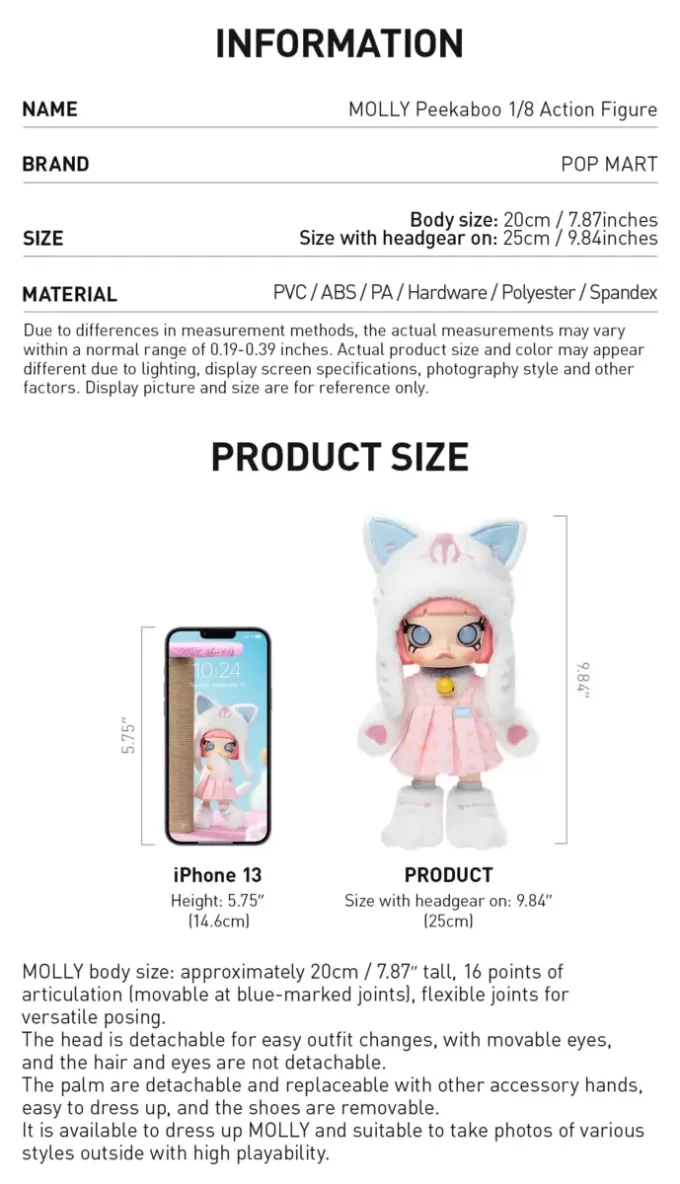 MOLLY Peekaboo 1/8 Action Figure