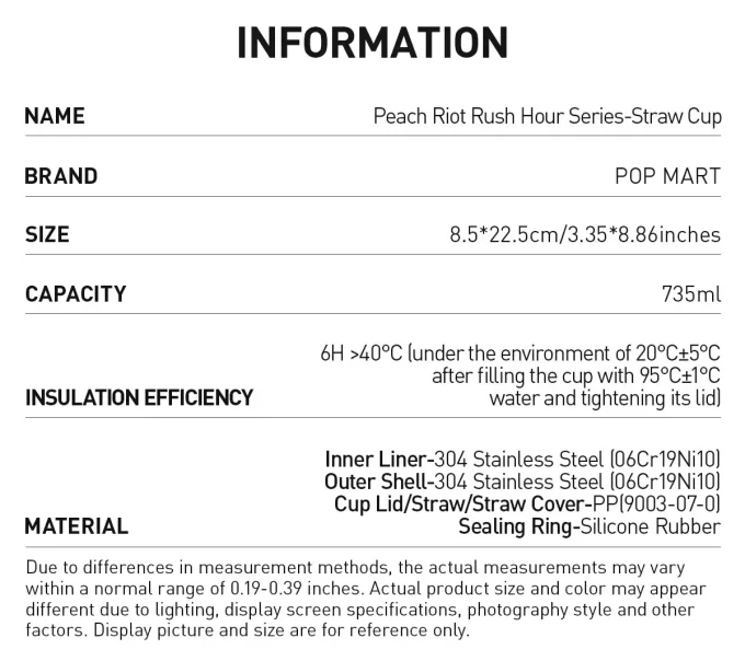 Peach Riot Rush Hour Series-Straw Cup