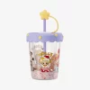POP BEAN Pajama Party Double Layered Shaking Straw Cup
