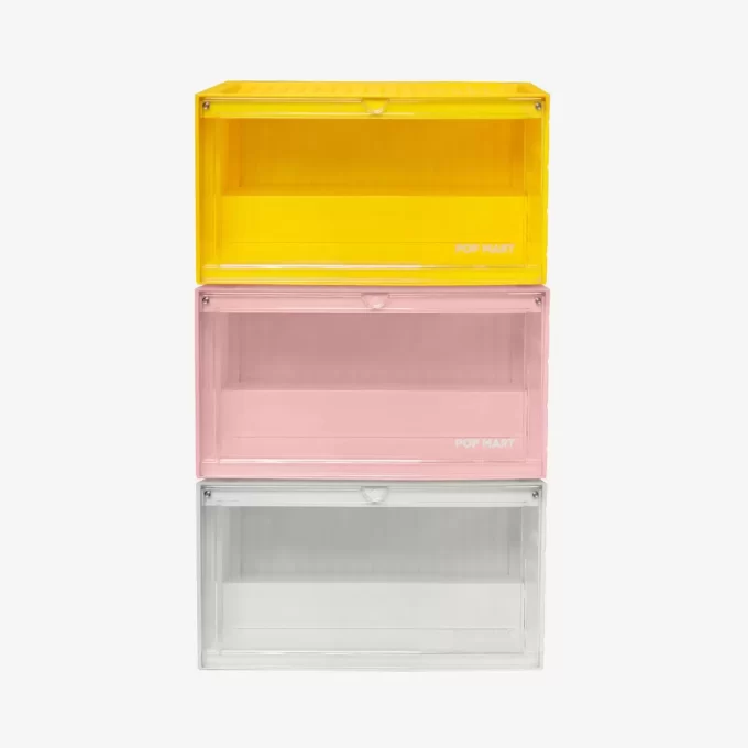 POP MART Luminous Display Container (White & Yellow & Pink)