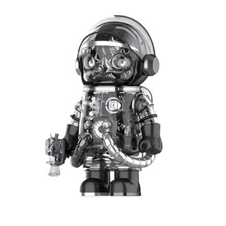 Pop Mart x CLOT Mega Space Molly Black Alienegra Set 400%