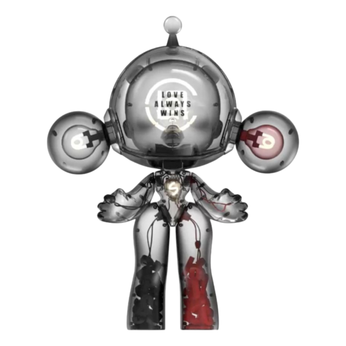 Pop Mart x Clot Skullpanda Mega Invincible Love Figure 1000%