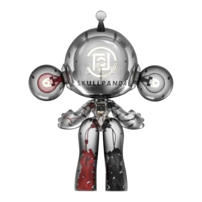 Pop Mart x Clot Skullpanda Mega Invincible Love Figure 1000%