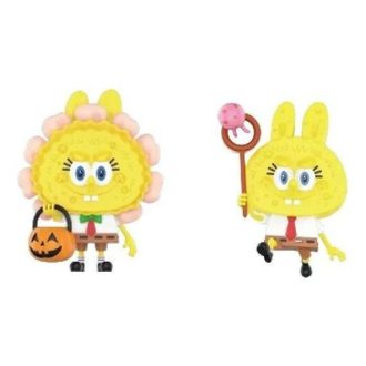 Pop Mart x Spongebob The Monsters Labubu “Jack O Lantern and Jellyfish Catcher”