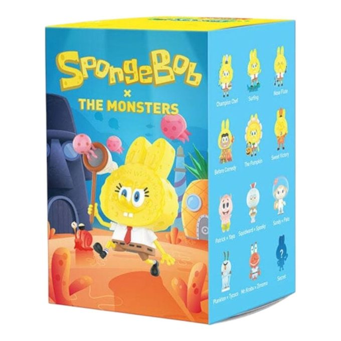 Pop Mart x Spongebob The Monsters Labubu Sealed Case (1 Blind Box)
