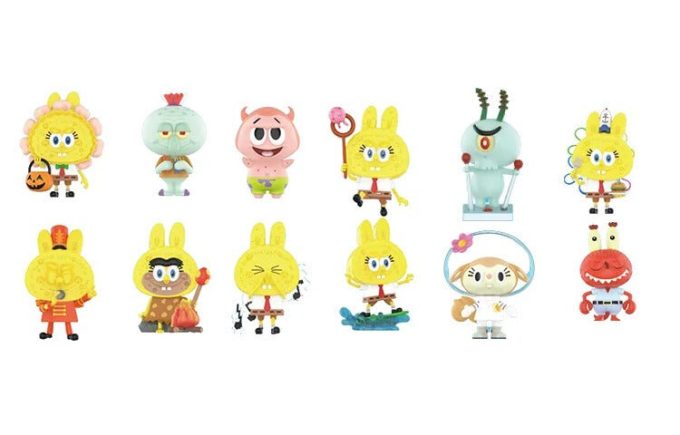 Pop Mart x Spongebob The Monsters Labubu Sealed Case (2 Blind Boxes)