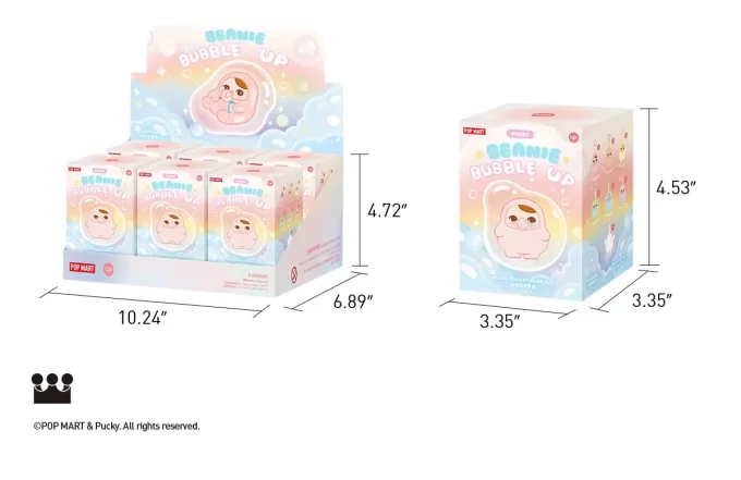 PUCKY BEANIE BUBBLE UP SERIES-Plush Pendant Blind Box