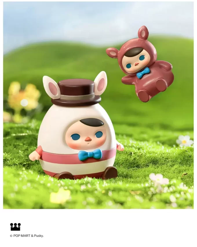 PUCKY Egg Bunny Figure