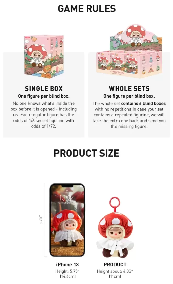 PUCKY Forest Party Series-Vinyl Plush Pendant Blind Box