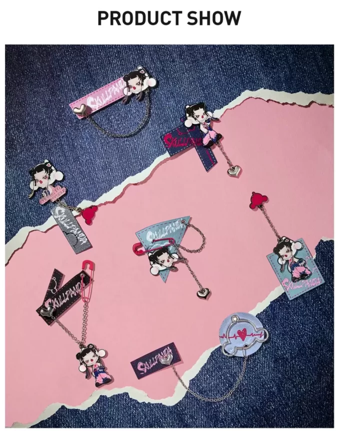 SKULLPANDA CHEERS TO MYSELF SERIES-Badge Pendant Blind Box SKULLPANDA CHEERS TO MYSELF SERIES-Badge Pendant Blind Box