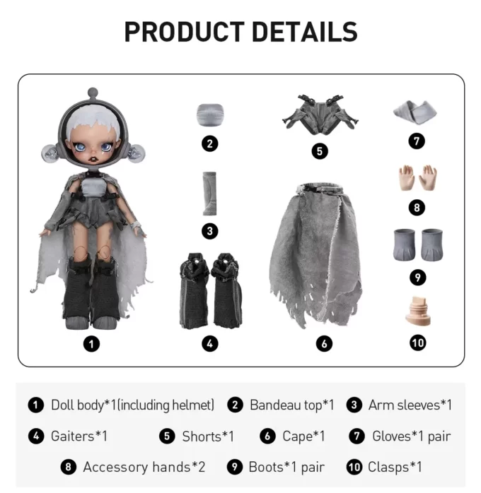 SKULLPANDA × HAMCUS 1/6 Action Figure