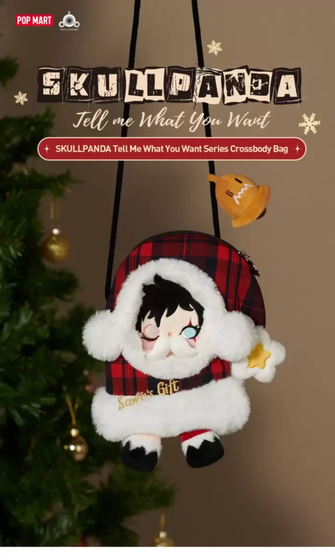 SKULLPANDA Tell Me What You Want Series Crossbody Bag SKULLPANDA Tell Me What You Want Series Crossbody Bag