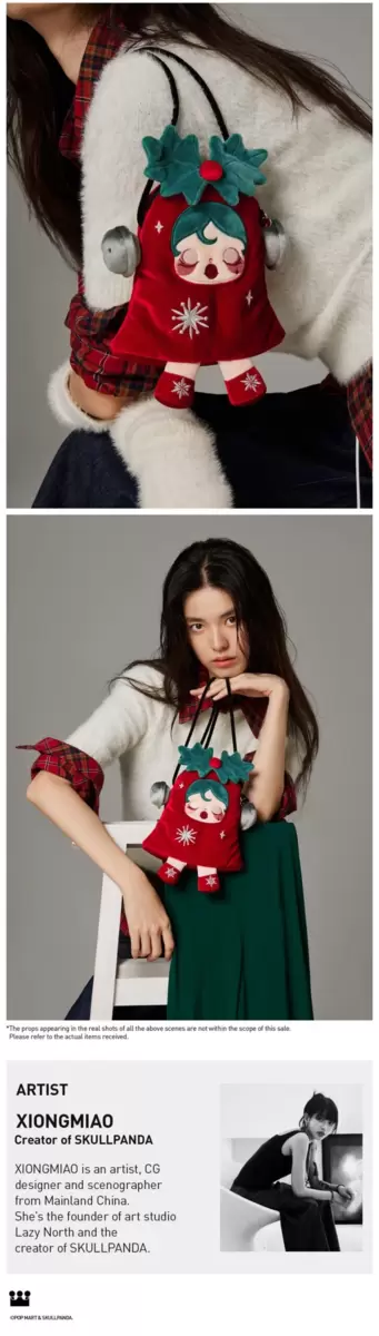 SKULLPANDA Tell Me What You Want Series Crossbody Bag SKULLPANDA Tell Me What You Want Series Crossbody Bag