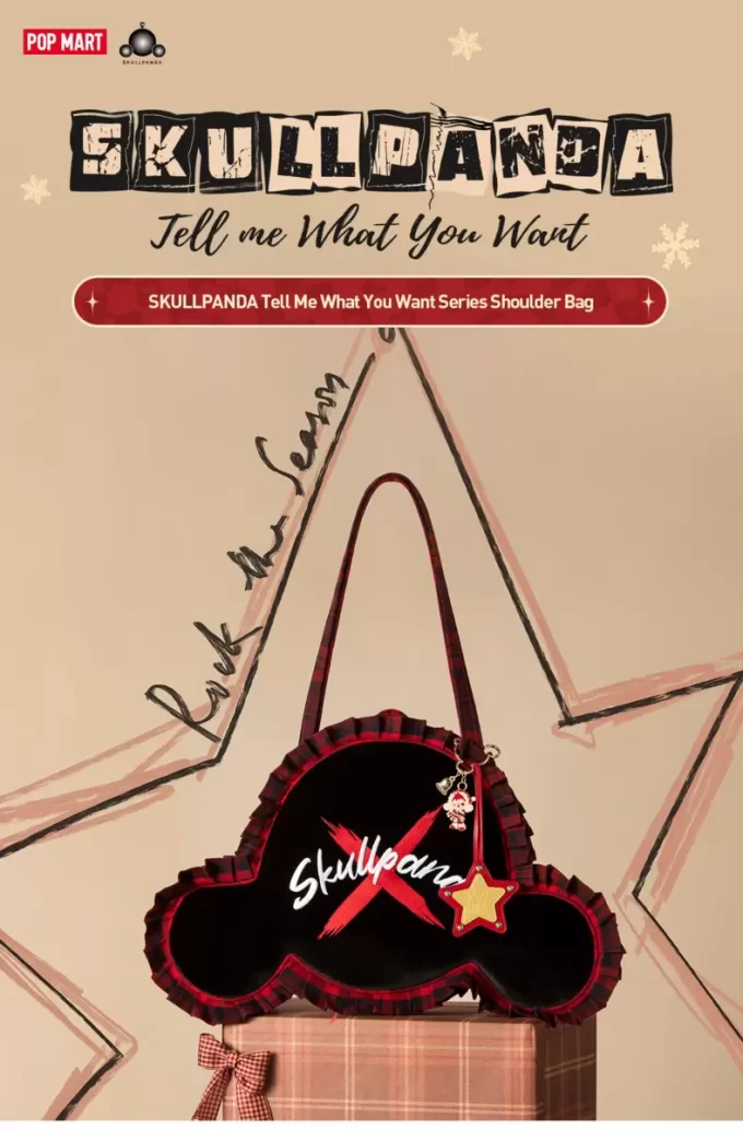 SKULLPANDA Tell Me What You Want Series Shoulder Bag