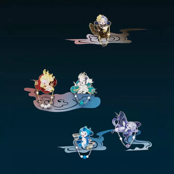 SKULLPANDA The Mirage Series Breastpin