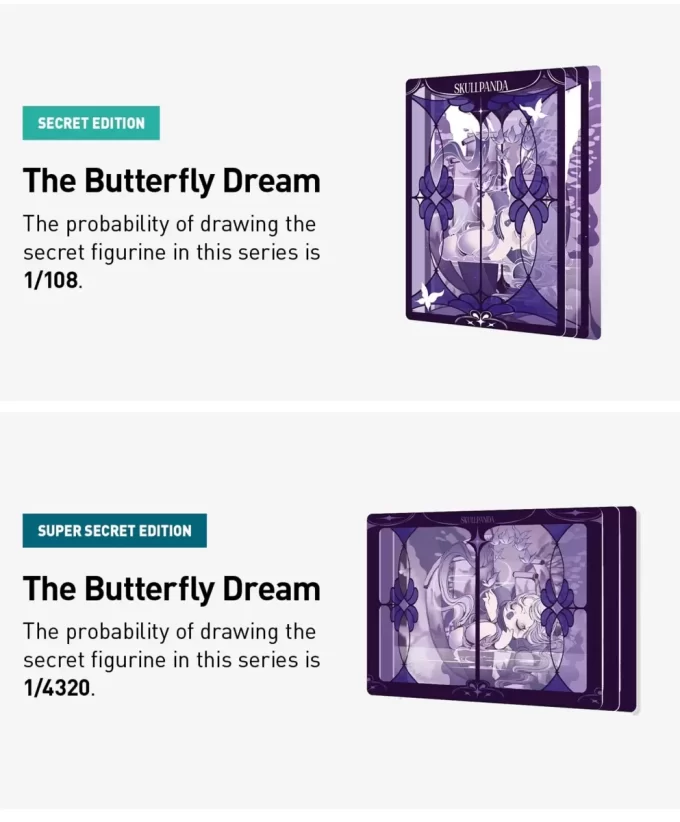 SKULLPANDA The Mirage Series Figures Art Collection Cards