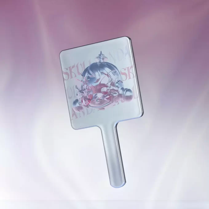 SKULLPANDA The Sound Series-Handheld Mirror