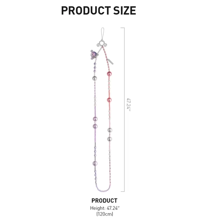 SKULLPANDA The Sound Series Long Mobile Phone Chain