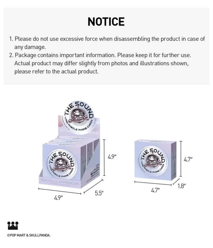 SKULLPANDA The Sound Series Long Mobile Phone Chain