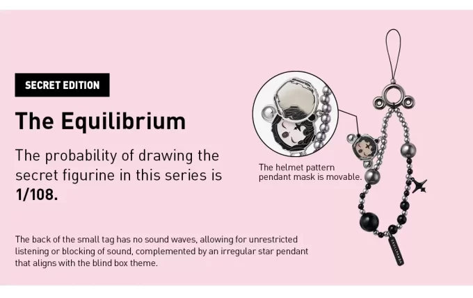 SKULLPANDA The Sound Series Phone Chain