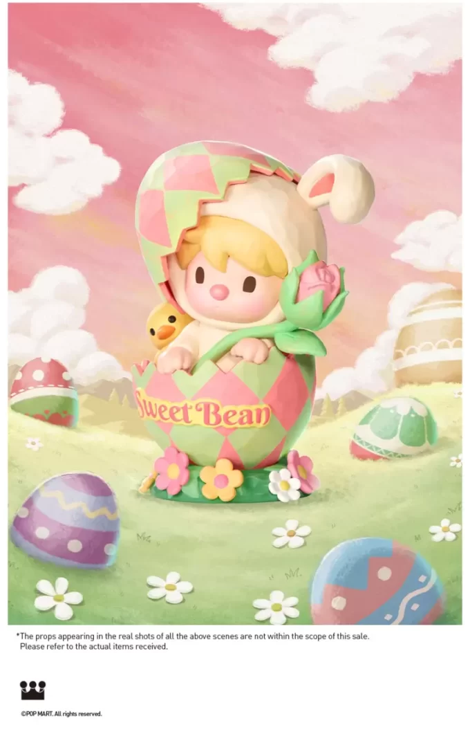 Sweet Bean Easter Bunny Figure