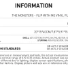 THE MONSTERS – FLIP WITH ME Vinyl Plush Doll THE MONSTERS – FLIP WITH ME Vinyl Plush Doll