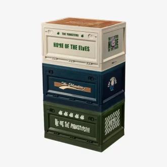 THE MONSTERS Home Of The Elves Series-Storage Box(White & Green & Blue)