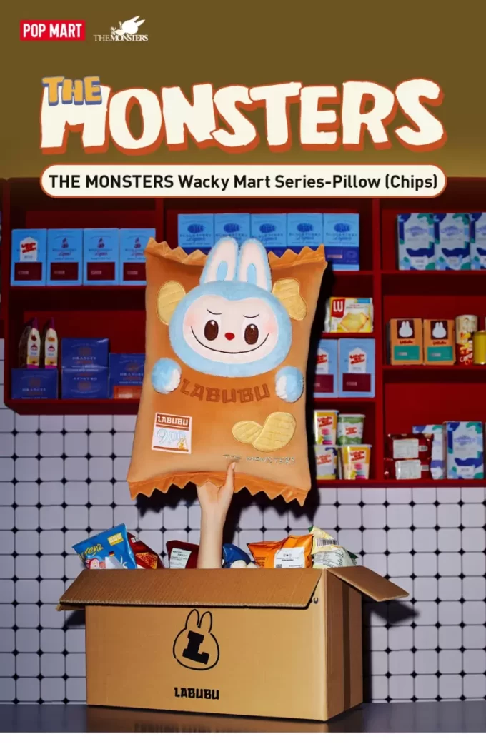 THE MONSTERS Wacky Mart Series-Pillow (Chips)