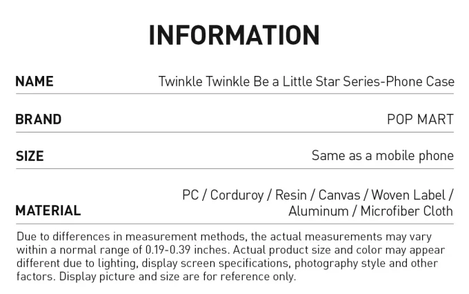 Twinkle Twinkle Be A Little Star Series-Phone Case