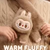 Warm Fluffy Holiday Series- LABUBU Plush Scarf