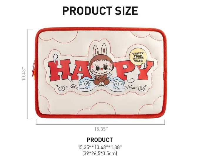 Wealthy Snake’s New Year Celebration Series-LABUBU Laptop Bag