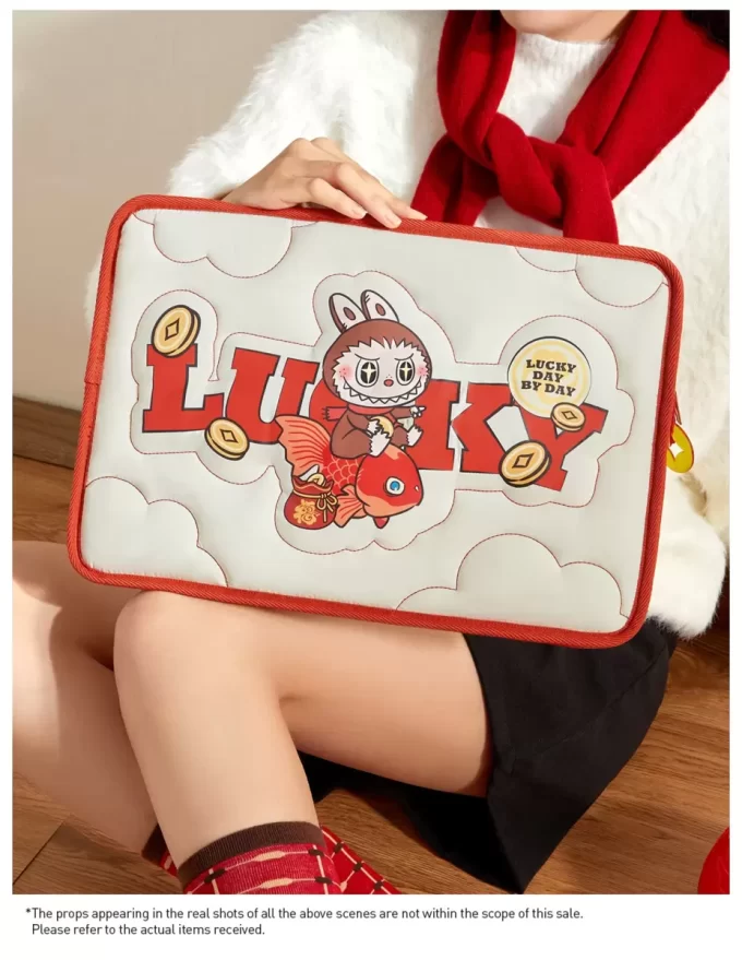 Wealthy Snake’s New Year Celebration Series-LABUBU Laptop Bag