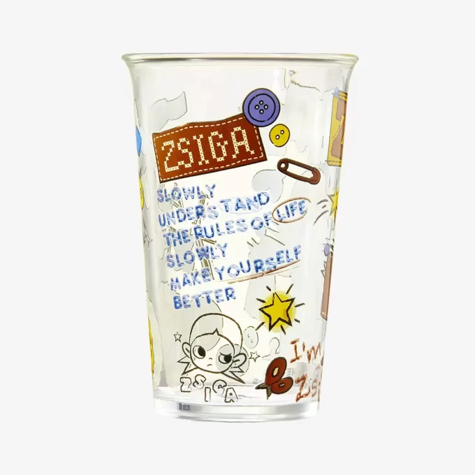 Zsiga We All Are Kids Series-Glass (Cold Water Cup)